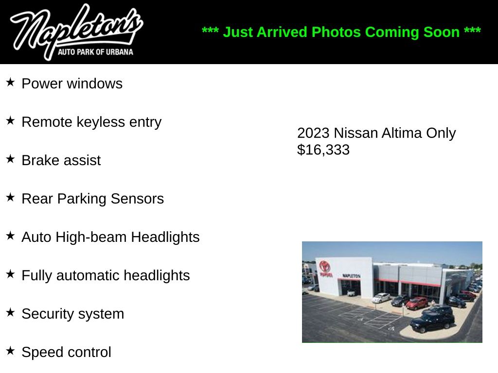 2023 Nissan Altima 2.5 S FWD