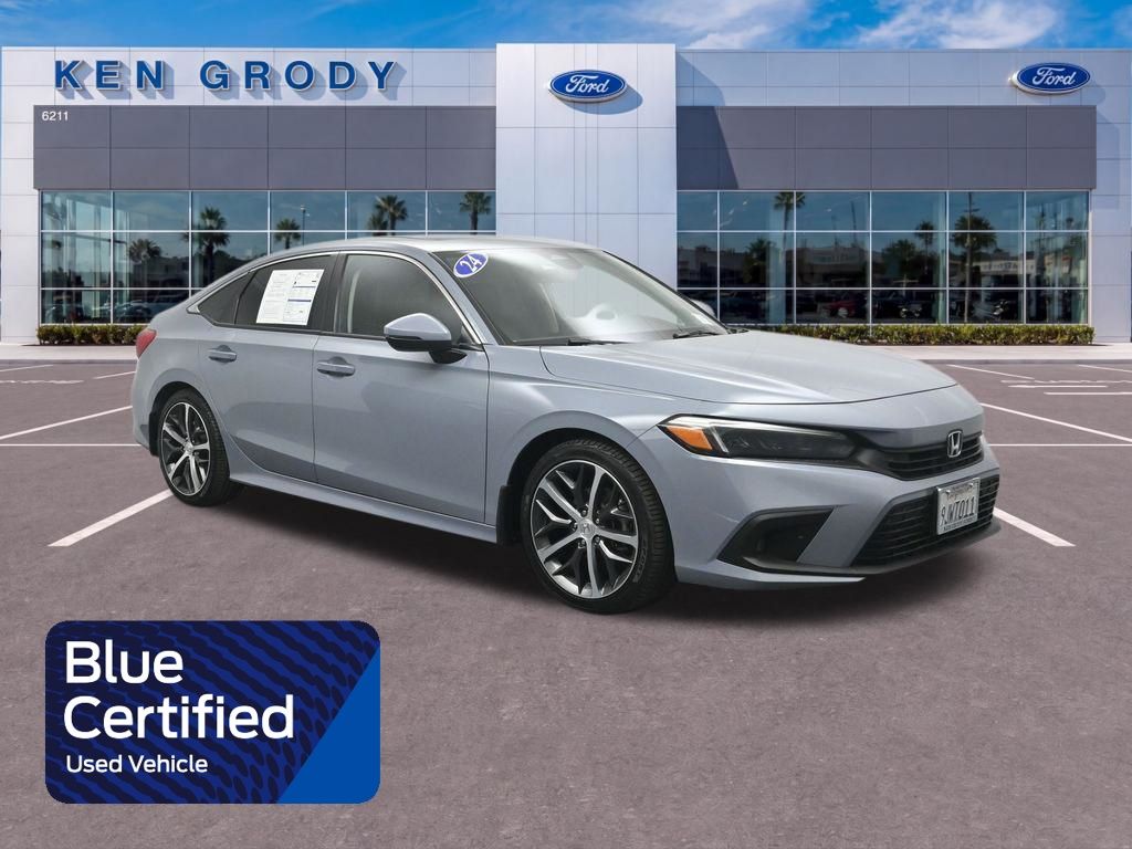 Sonic Gray Pearl 2024 Honda Civic Sedan Front-Wheel Drive Continuously Variable Transmission