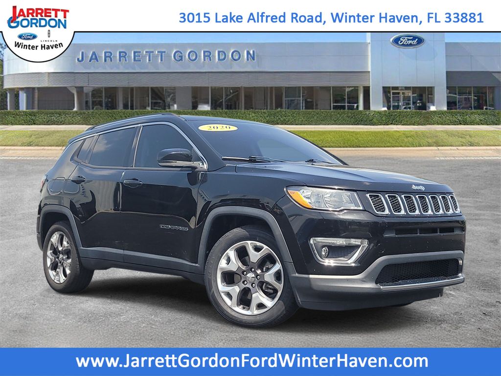 Diamond Black Crystal Pearlcoat 2020 Jeep Compass SUV / Crossover Front-Wheel Drive 6-Speed Automatic