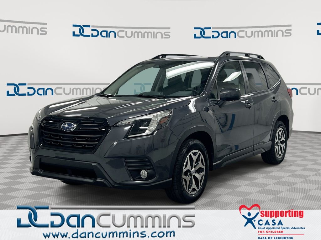 Magnetite Gray Metallic 2023 Subaru Forester SUV / Crossover All-Wheel Drive Continuously Variable Transmission