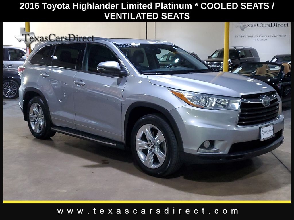 2016 Toyota Highlander Limited Platinum V6 3