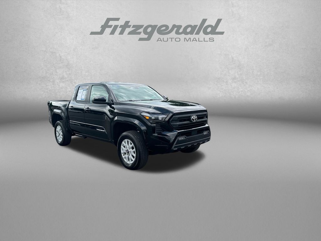 Black 2024 Toyota Tacoma Pickup Truck Four-Wheel Drive 8-Speed Automatic