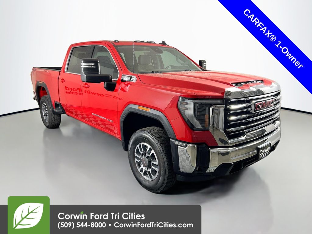Cardinal Red 2025 GMC Sierra 2500HD Pickup Truck Four-Wheel Drive Automatic
