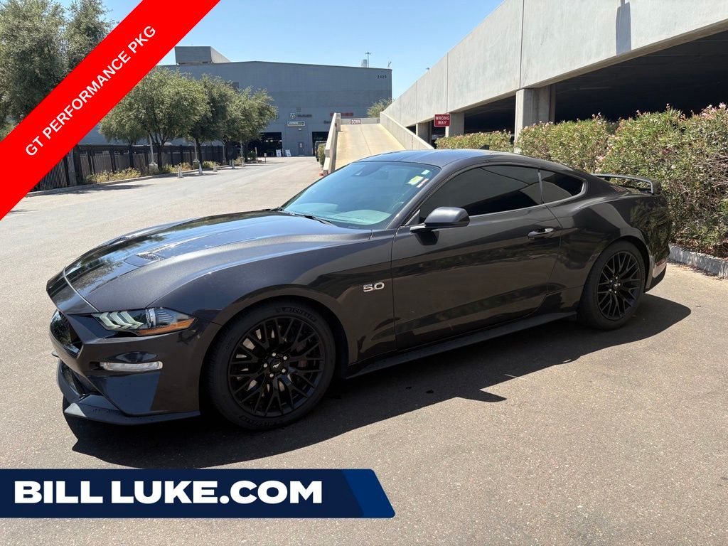 Dark Matter Gray Metallic 2022 Ford Mustang Coupe Rear-Wheel Drive Automatic