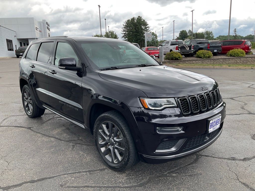 Red (Sangria Metallic Clearcoat) 2018 Jeep Grand Cherokee SUV / Crossover Four-Wheel Drive 8-Speed Automatic