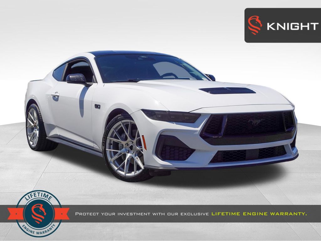 Oxford White 2024 Ford Mustang GT Premium Fastback RWD Coupe Rear-Wheel Drive 10-Speed Automatic