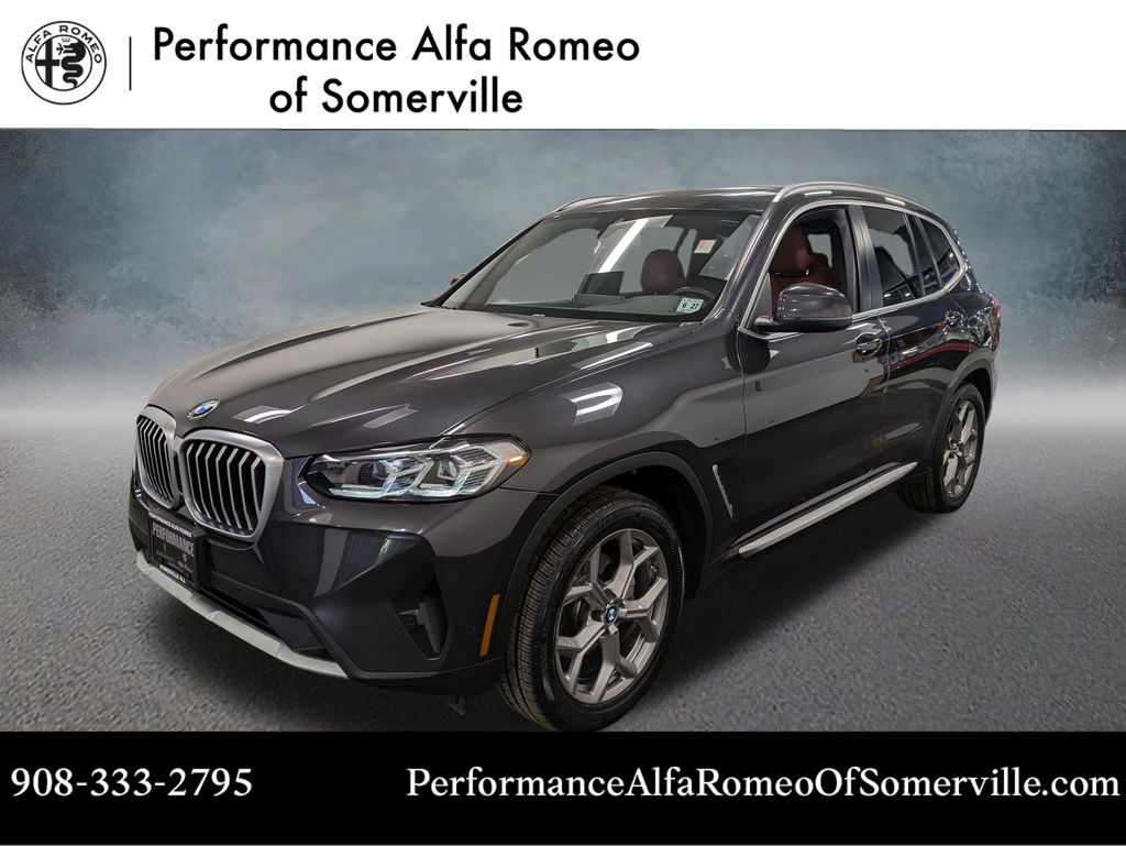 Gray (Dark Graphite Metallic) 2022 BMW X3 SUV / Crossover All-Wheel Drive 8-Speed Automatic