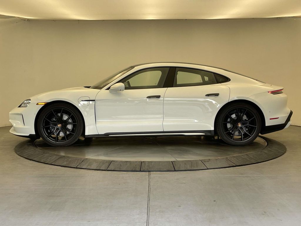 2026 Porsche Taycan 4 White at Audi Porsche Sewickley