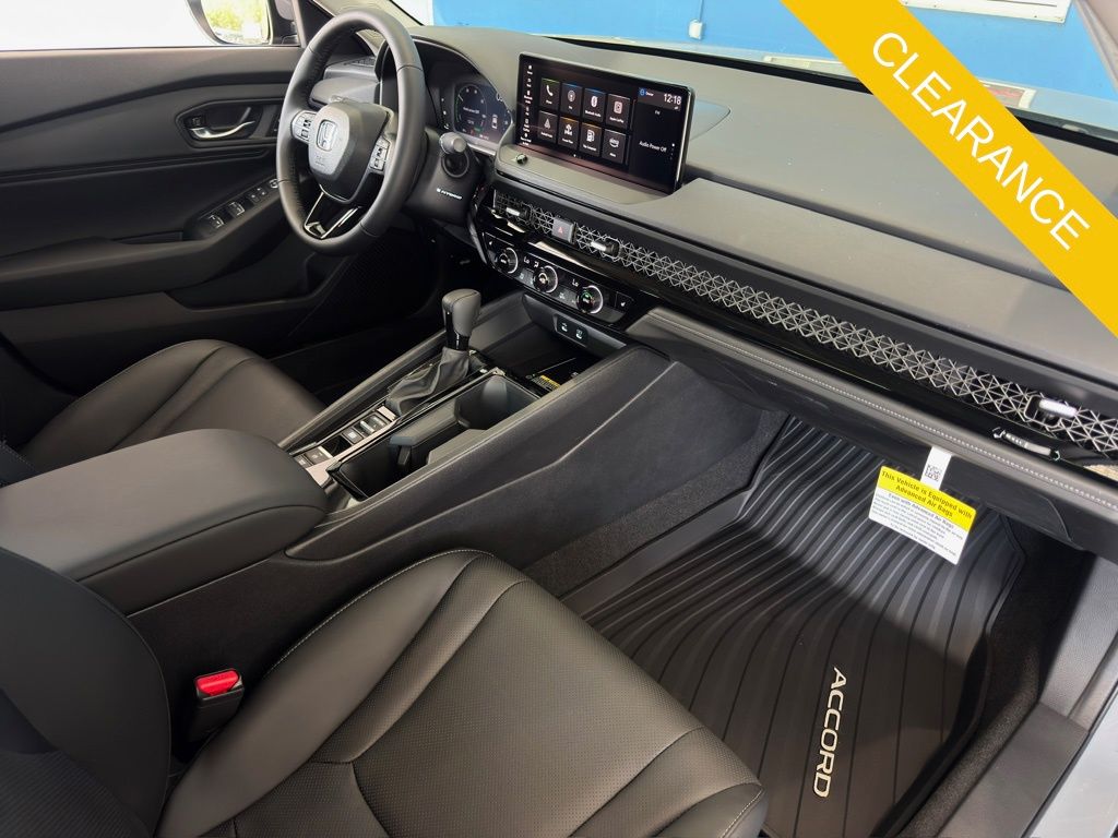 2025 Honda Accord Hybrid EX-L Gray at Classic Honda Galveston