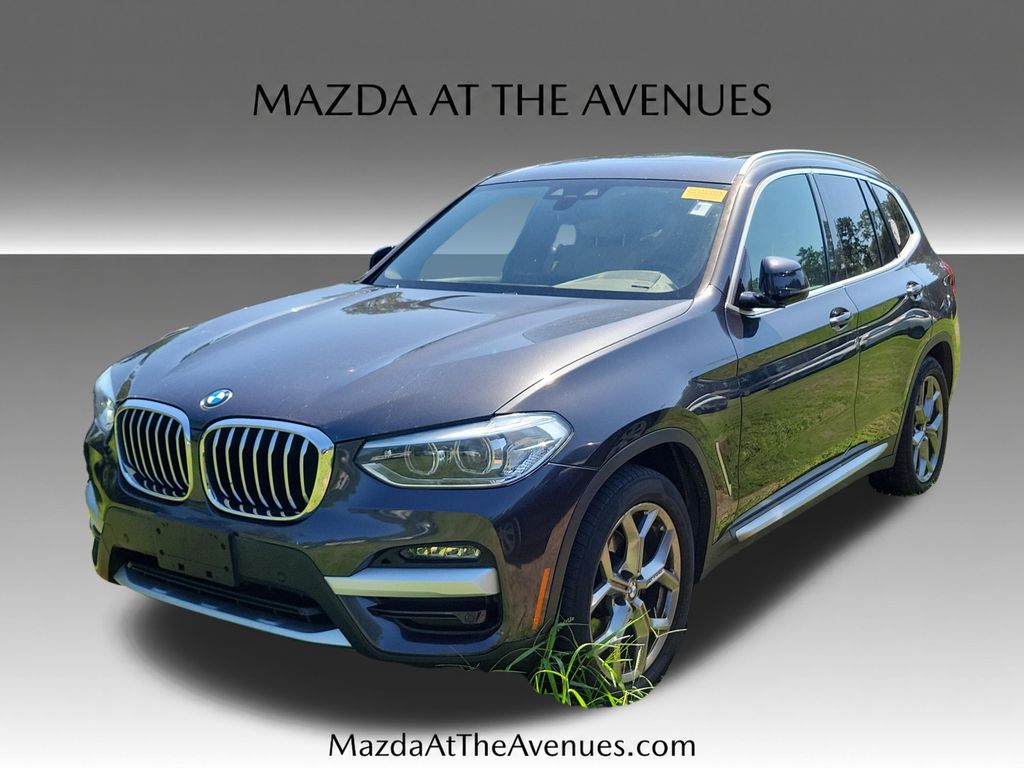 Gray (Dark Graphite) 2021 BMW X3 SUV / Crossover All-Wheel Drive 8-Speed Automatic