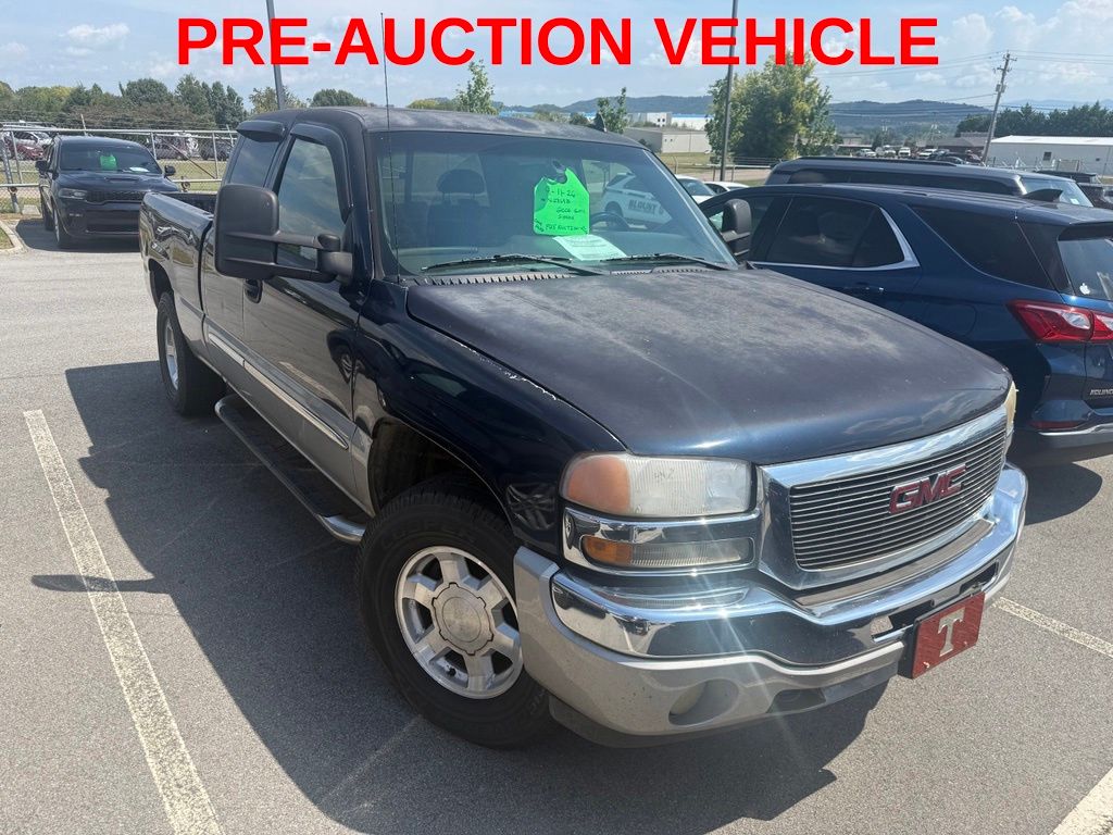 Deep Blue Metallic 2006 GMC Sierra 1500 Pickup Truck Four-Wheel Drive 4-Speed Automatic Overdrive