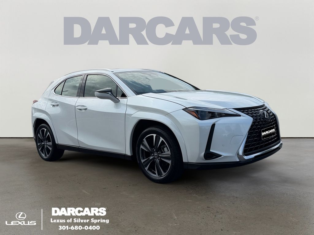 Eminent White Pearl 2025 Lexus UX Hybrid SUV / Crossover All-Wheel Drive Continuously Variable Transmission