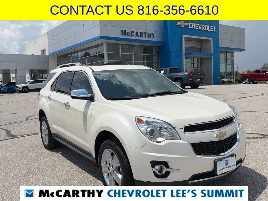White Diamond Clearcoat 2015 Chevrolet Equinox SUV / Crossover All-Wheel Drive 6-Speed Automatic Overdrive