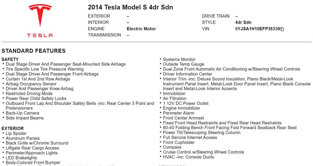 2014 Tesla Model S P85D 21