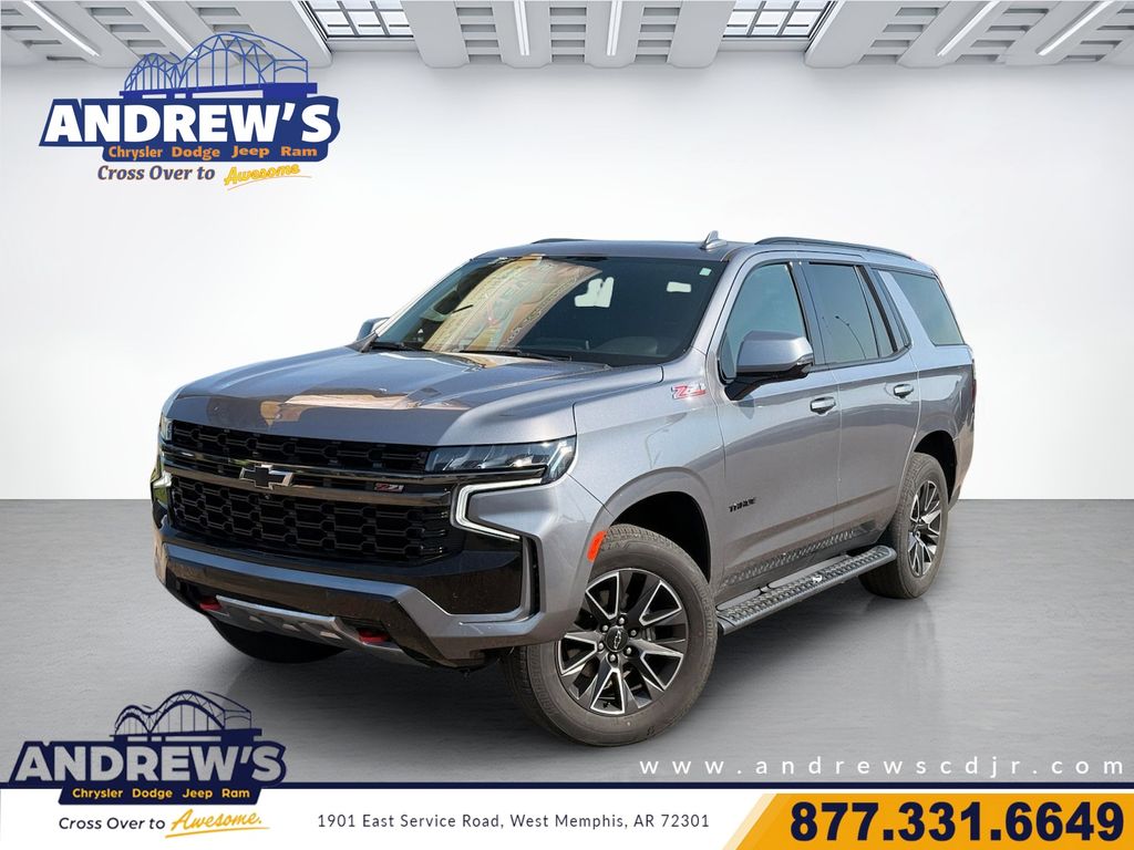 Gray (Satin Steel Metallic) 2021 Chevrolet Tahoe SUV / Crossover Four-Wheel Drive
