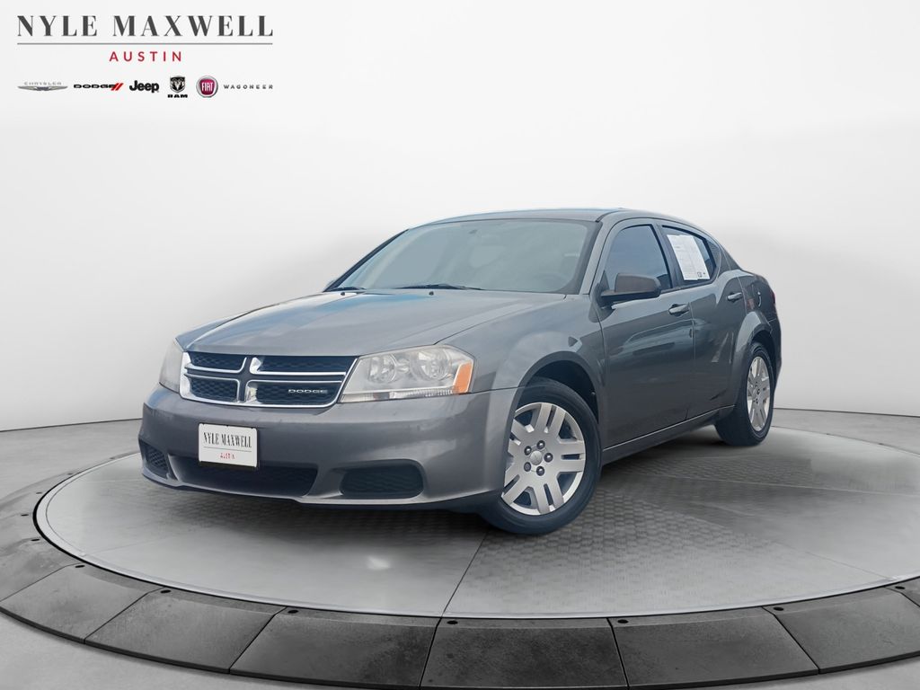 Silver 2012 Dodge Avenger SE FWD Sedan Front-Wheel Drive 4-Speed Automatic