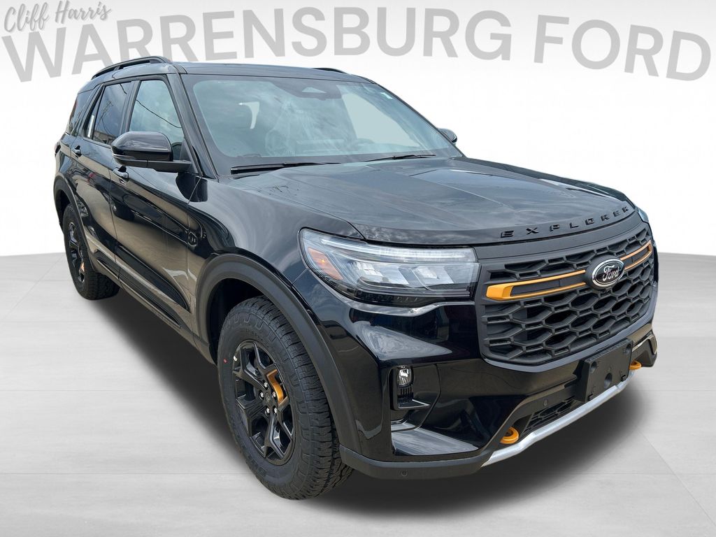 Agate Black Metallic 2026 Ford Explorer SUV / Crossover All-Wheel Drive Automatic