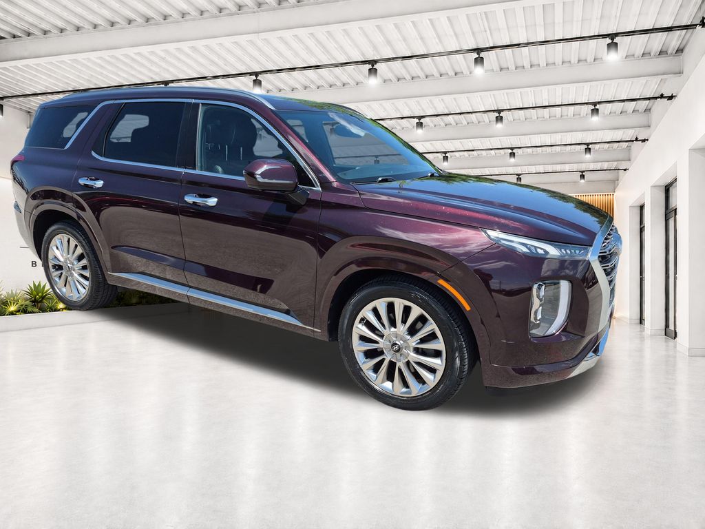 Red (Burgundy) 2020 Hyundai Palisade SUV / Crossover All-Wheel Drive 8-Speed Automatic