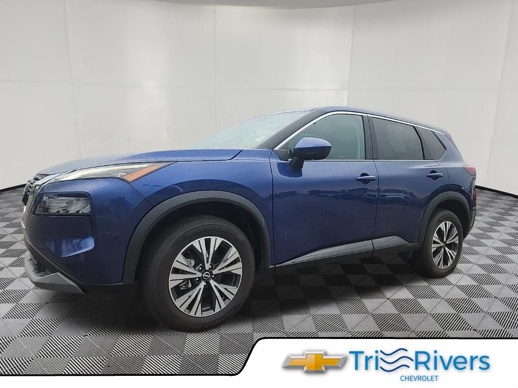 Caspian Blue Metallic 2023 Nissan Rogue SUV / Crossover All-Wheel Drive Continuously Variable Transmission