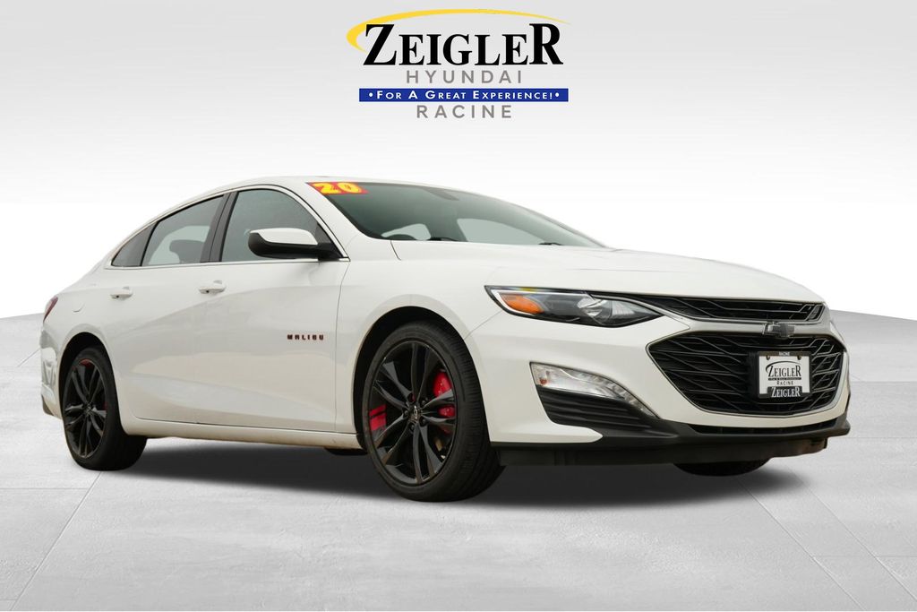 Summit White 2020 Chevrolet Malibu LT FWD Sedan Front-Wheel Drive Continuously Variable Transmission