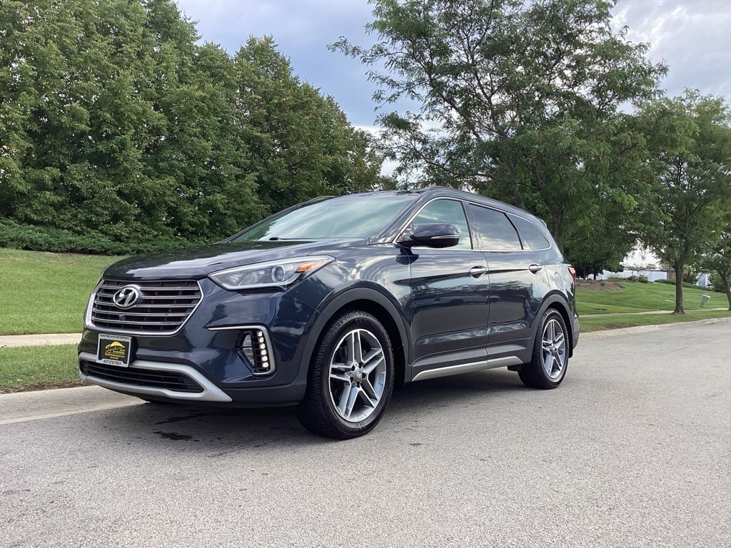 Night Sky Pearl 2017 Hyundai Santa Fe SUV / Crossover All-Wheel Drive 6-Speed Automatic