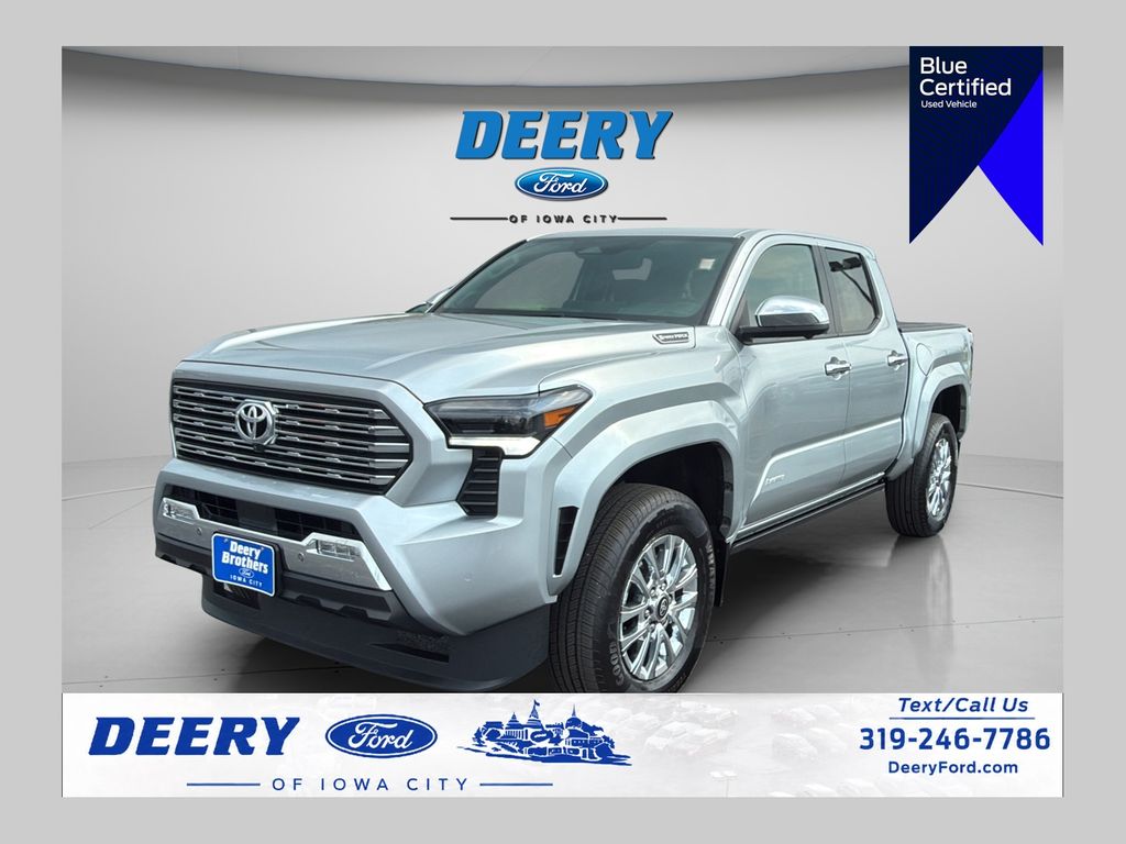 Celestial Silver Metallic 2025 Toyota Tacoma Pickup Truck Four-Wheel Drive 8-Speed Automatic