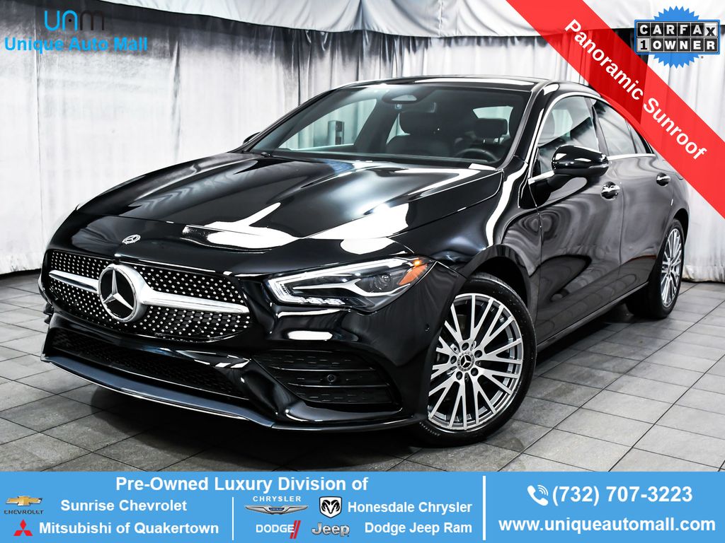 Night Black 2025 Mercedes-Benz CLA Coupe All-Wheel Drive 8-Speed Dual Clutch
