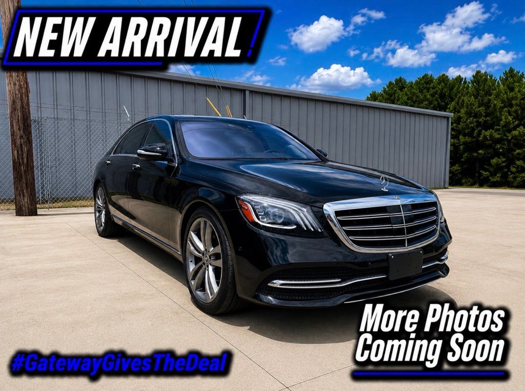 Black 2019 Mercedes-Benz S-Class Sedan Rear-Wheel Drive 9-Speed Automatic