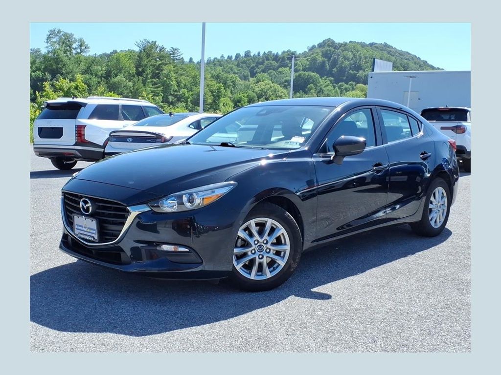 Jet Black Mica 2018 Mazda MAZDA3 Sedan Front-Wheel Drive 6-Speed Automatic
