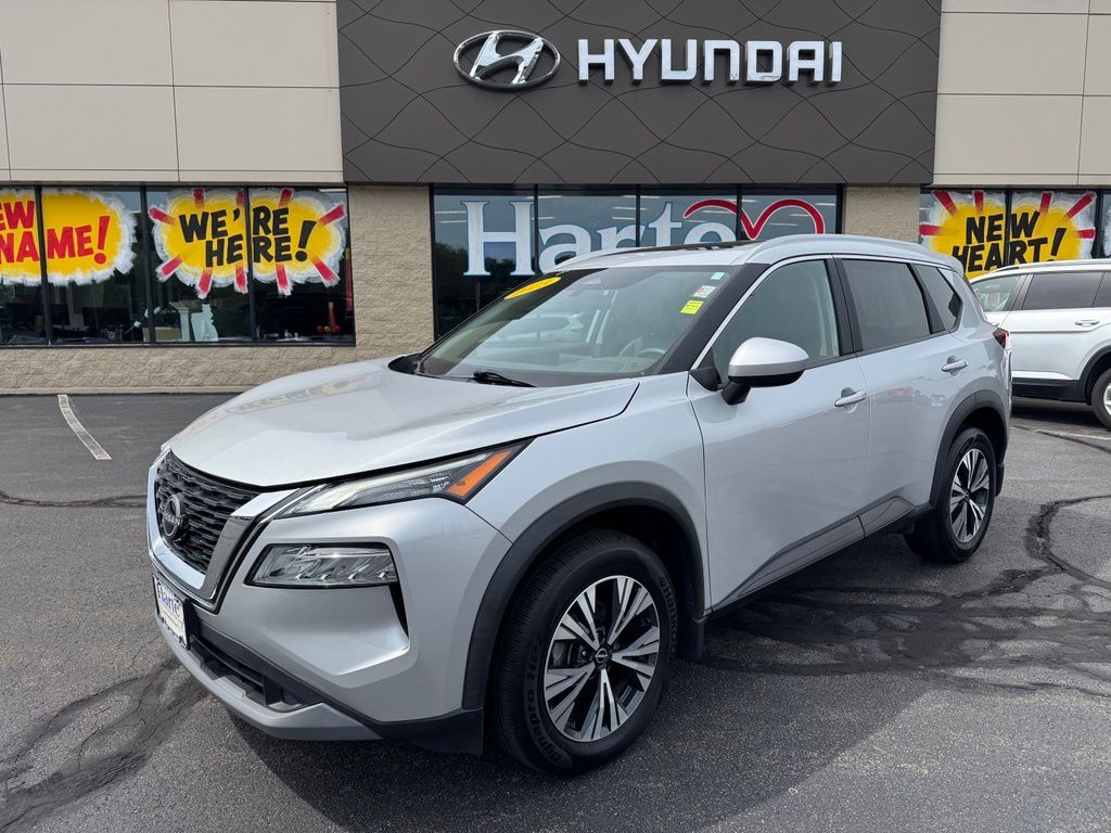 Brilliant Silver Metallic 2023 Nissan Rogue SUV / Crossover All-Wheel Drive Continuously Variable Transmission