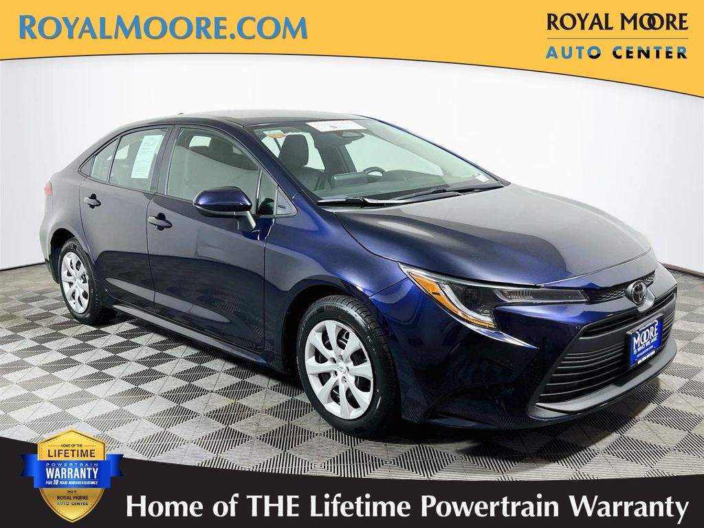 Blueprint 2024 Toyota Corolla Sedan Front-Wheel Drive Continuously Variable Transmission