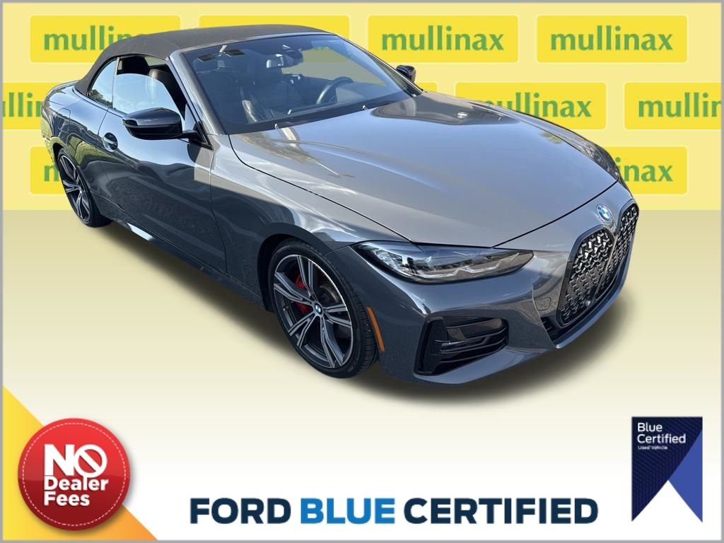 Dravit Gray Metallic 2022 BMW 4 Series Convertible Rear-Wheel Drive 8-Speed Automatic