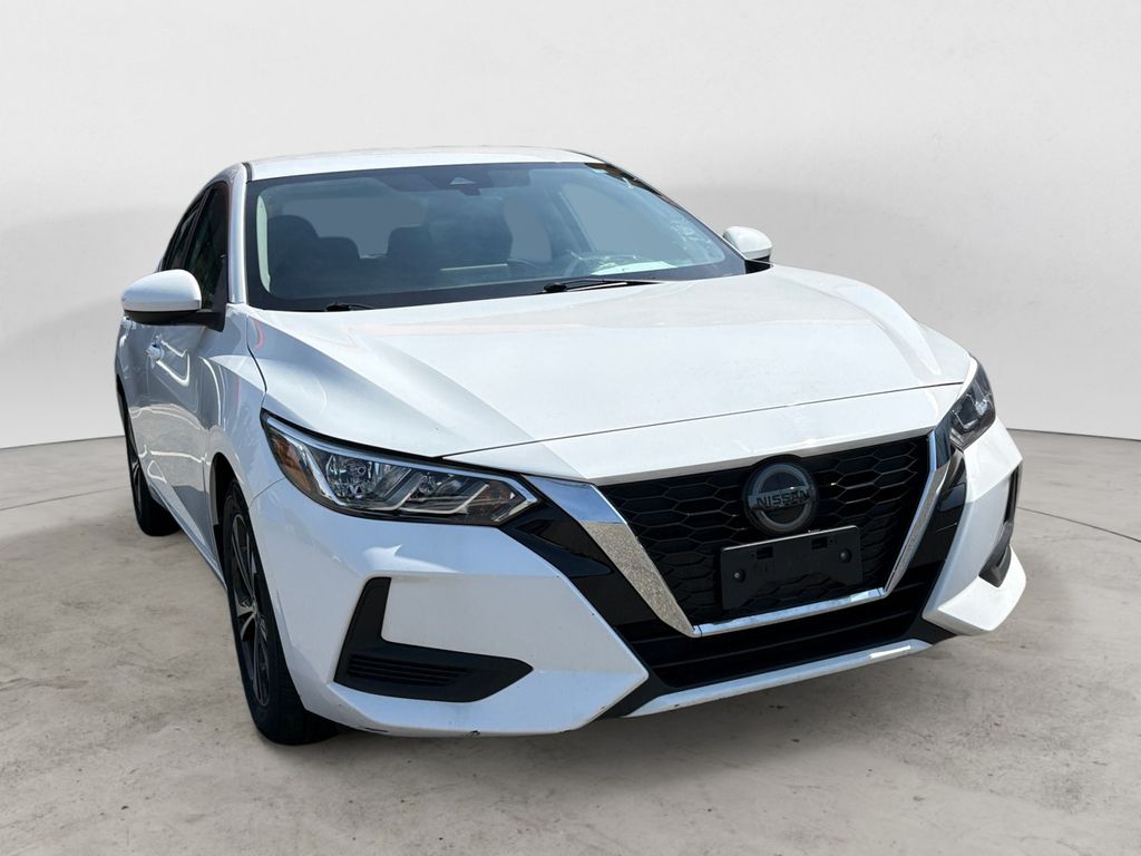 White (Fresh Powder) 2023 Nissan Sentra Sedan Front-Wheel Drive Continuously Variable Transmission