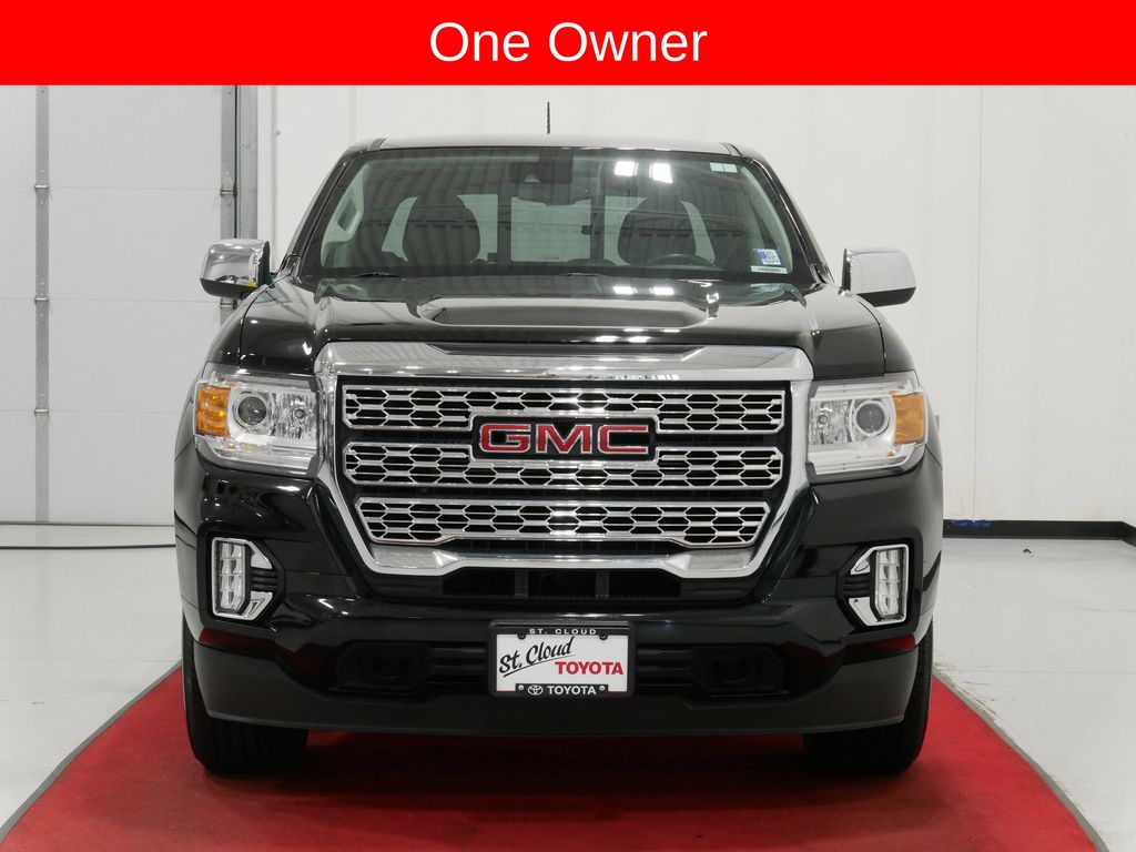 Used 2021 GMC Canyon Denali with VIN 1GTG6EEN6M1216918 for sale in Waite Park, Minnesota