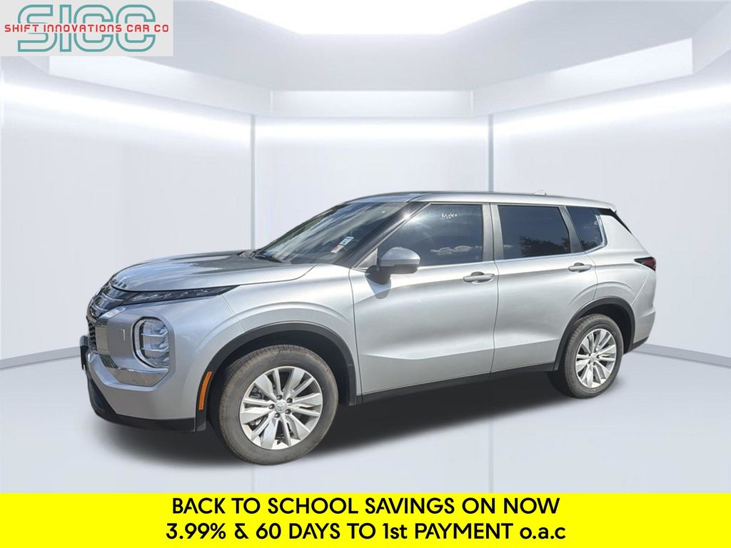 Silver 2025 Mitsubishi Outlander SUV / Crossover Front-Wheel Drive Continuously Variable Transmission