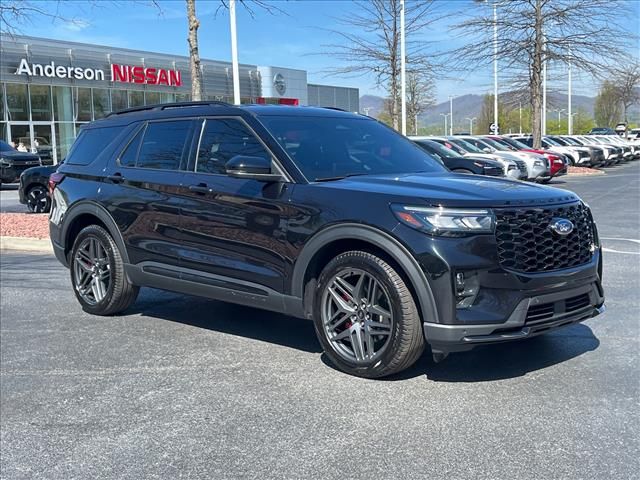 Agate Black Metallic 2025 Ford Explorer ST AWD SUV / Crossover All-Wheel Drive Automatic