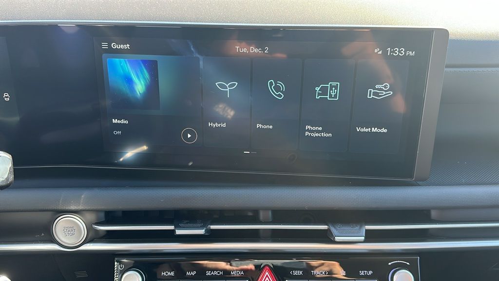 2025 Hyundai Tucson Hybrid Blue White at Baytown Hyundai