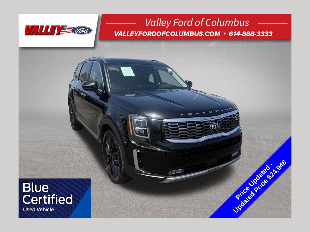 Ebony Black 2021 Kia Telluride SUV / Crossover All-Wheel Drive 8-Speed Automatic