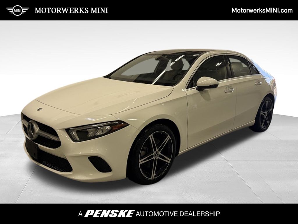 Polar White 2022 Mercedes-Benz A-Class Sedan All-Wheel Drive 7-Speed Automatic