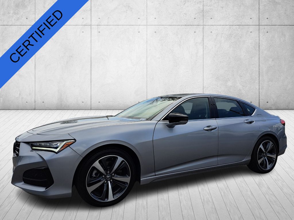 Liquid Carbon Metallic 2025 Acura TLX FWD with Technology Package Sedan Front-Wheel Drive Automatic