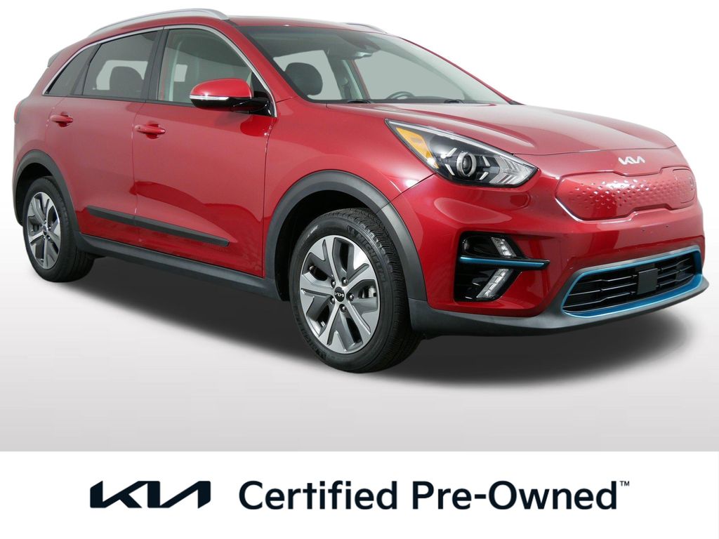 Runway Red 2022 Kia Niro EV EX Premium FWD SUV / Crossover Front-Wheel Drive 1-Speed Automatic