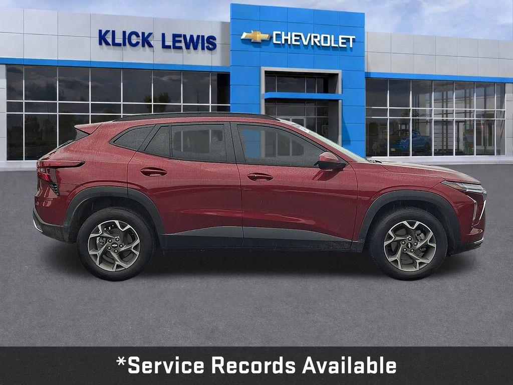 2025 Chevrolet Trax LT Red at Klick Lewis Buick Chevrolet