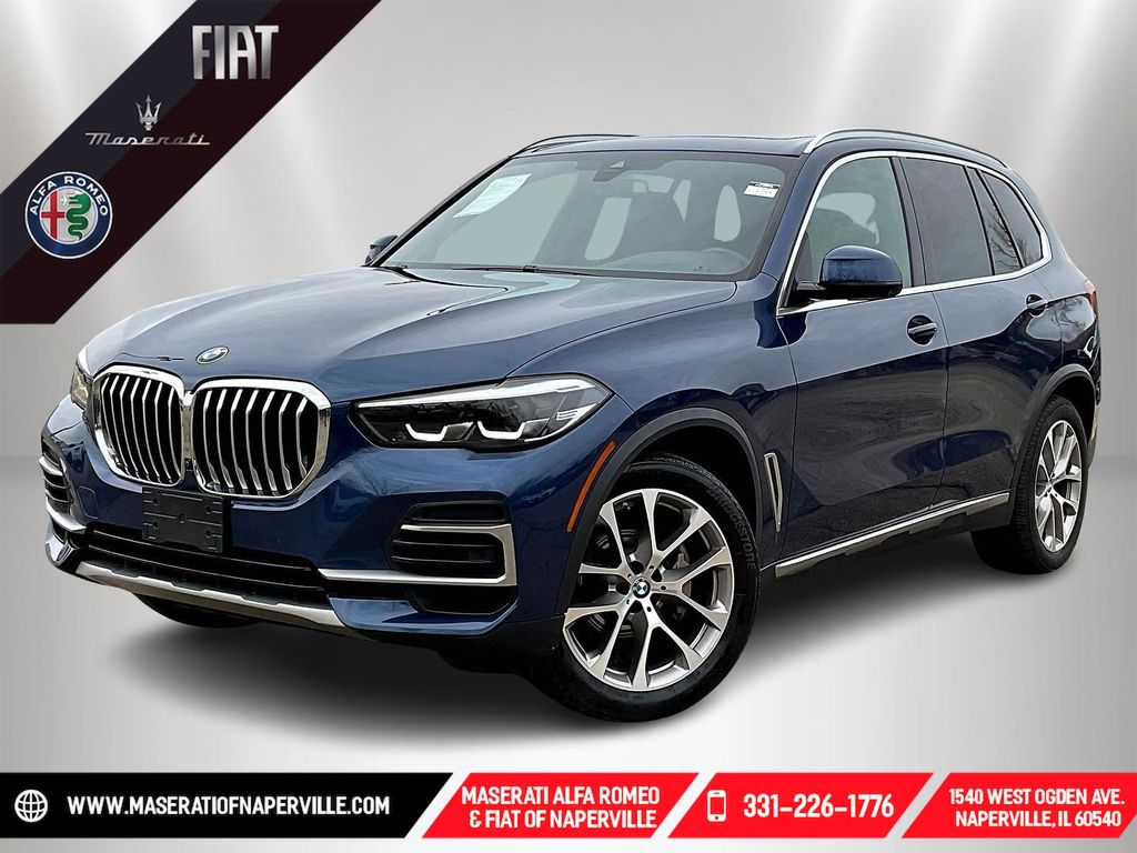 Phytonic Blue Metallic 2022 BMW X5 xDrive40i AWD SUV / Crossover All-Wheel Drive 8-Speed Automatic
