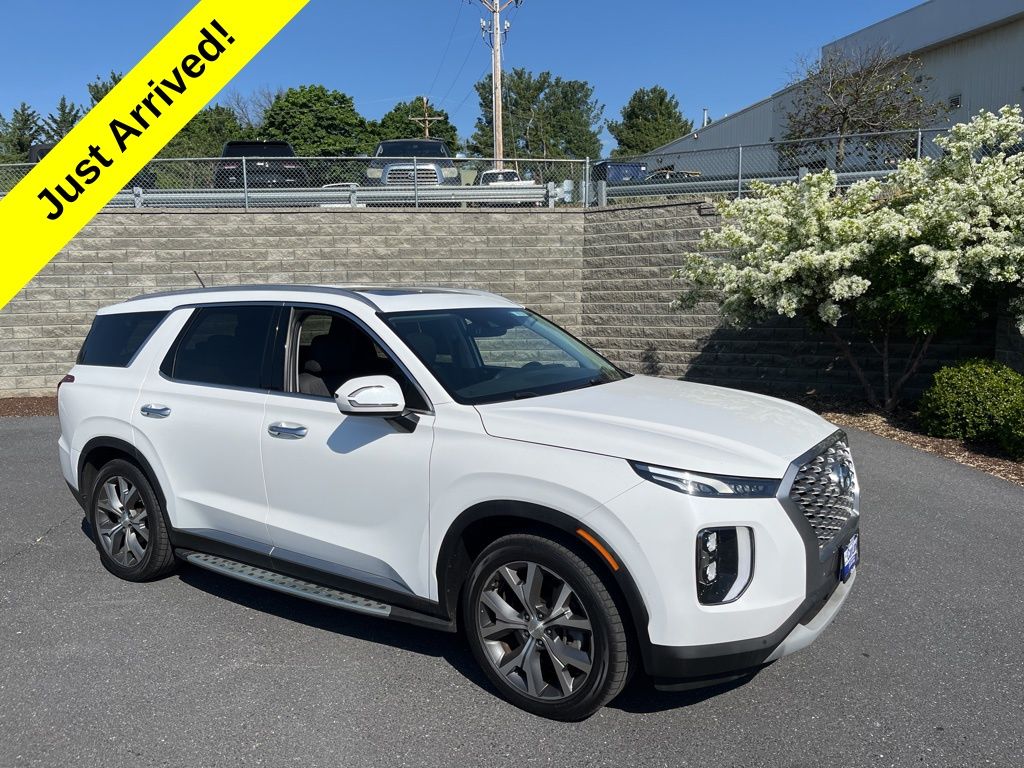 Hyper White 2022 Hyundai Palisade SEL AWD SUV / Crossover All-Wheel Drive 8-Speed Automatic