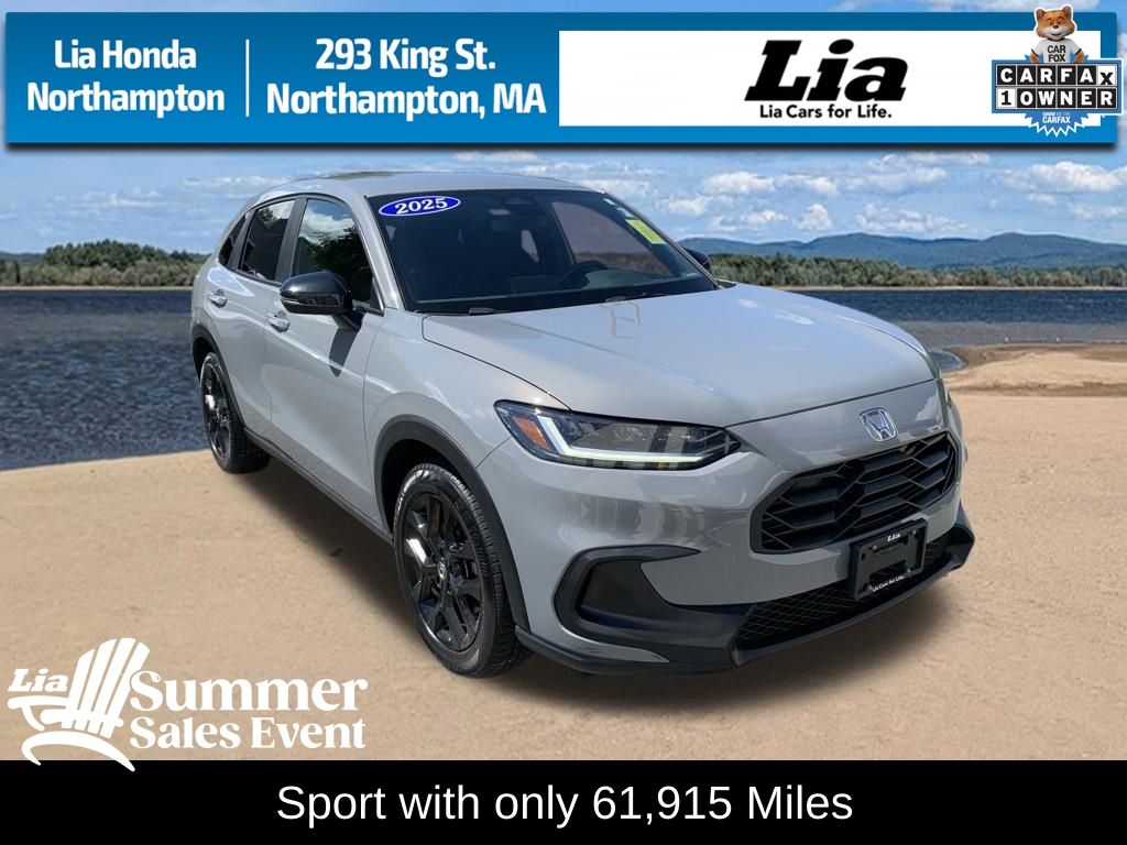 Urban Gray Pearl 2025 Honda HR-V SUV / Crossover All-Wheel Drive Continuously Variable Transmission