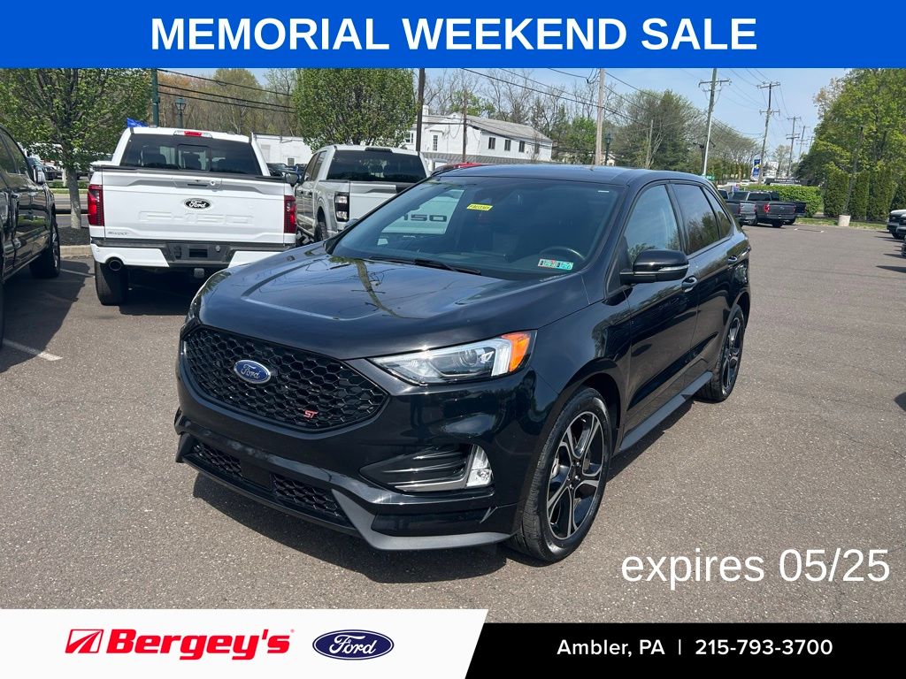 Black Metallic 2022 Ford Edge ST AWD SUV / Crossover All-Wheel Drive 7-Speed Automatic