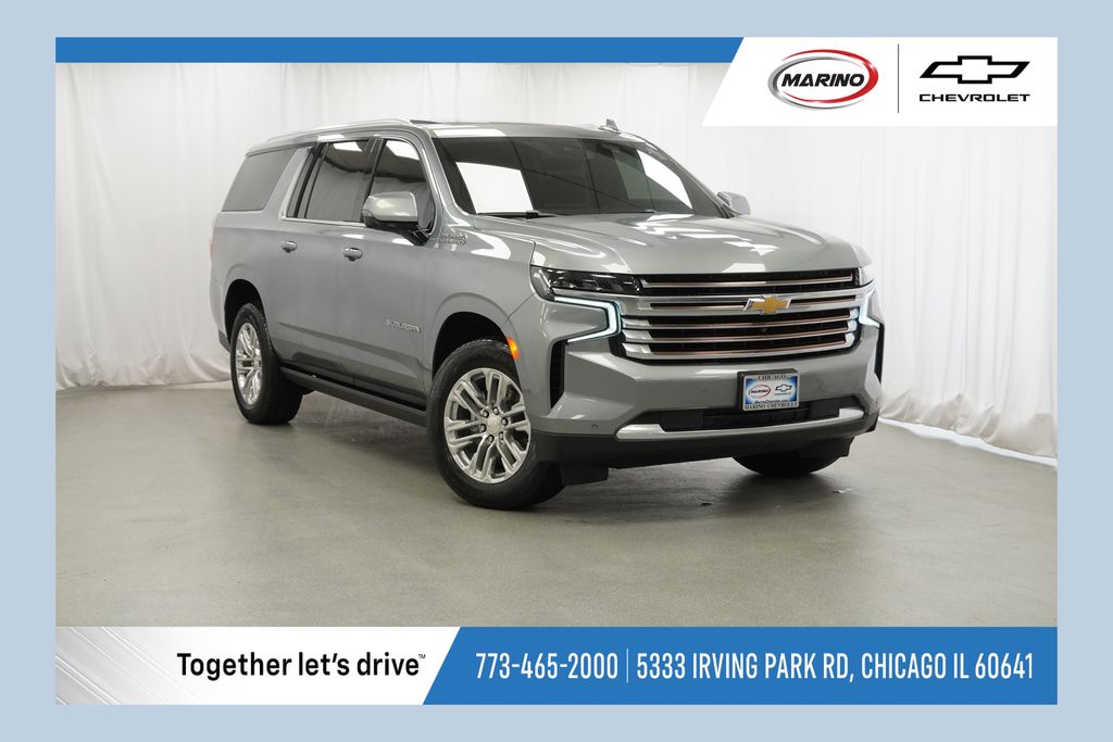 Sterling Gray Metallic 2023 Chevrolet Suburban SUV / Crossover Four-Wheel Drive