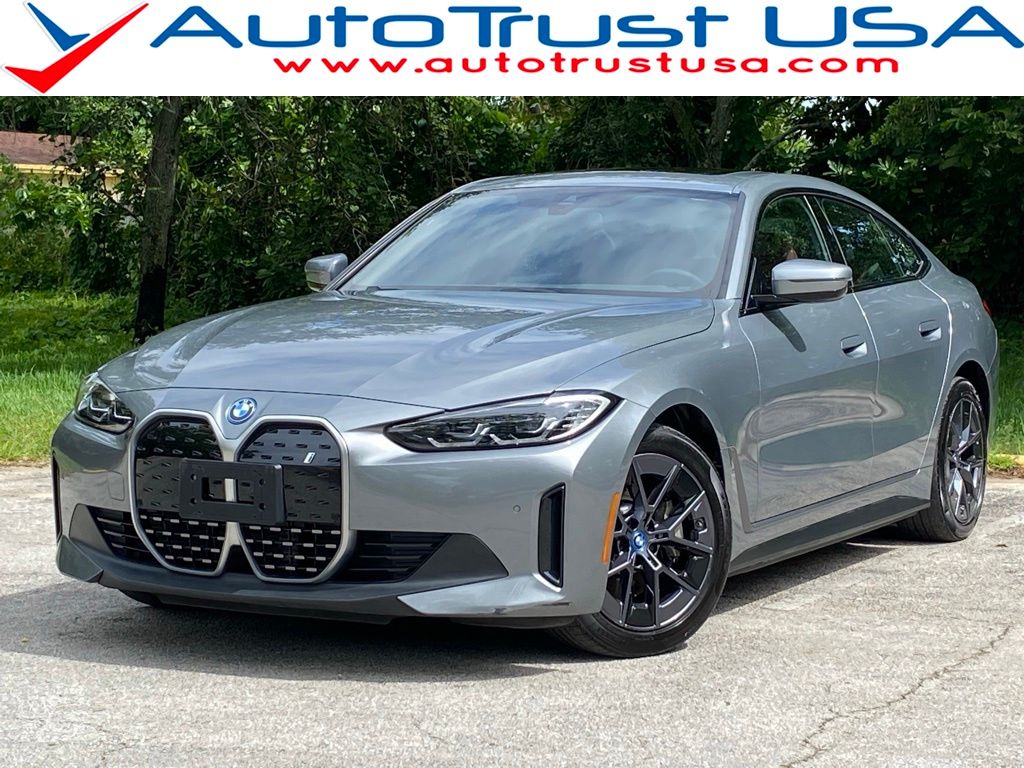 Skyscraper Gray Metallic 2023 BMW i4 eDrive40 Gran Coupe RWD Sedan Rear-Wheel Drive Automatic