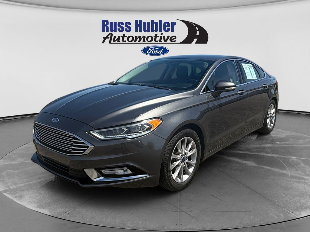 Gray (Magnetic) 2017 Ford Fusion SE Sedan Front-Wheel Drive 6-Speed Automatic