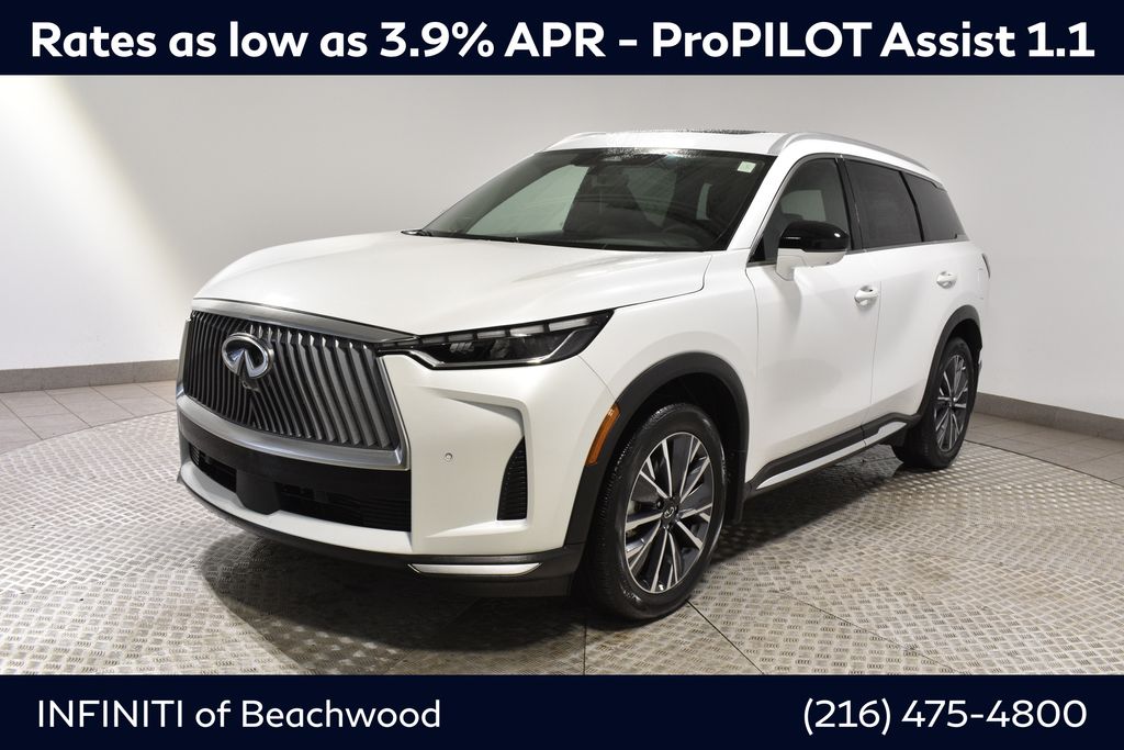 Radiant White 2026 INFINITI QX60 Luxe AWD SUV / Crossover All-Wheel Drive 9-Speed Automatic